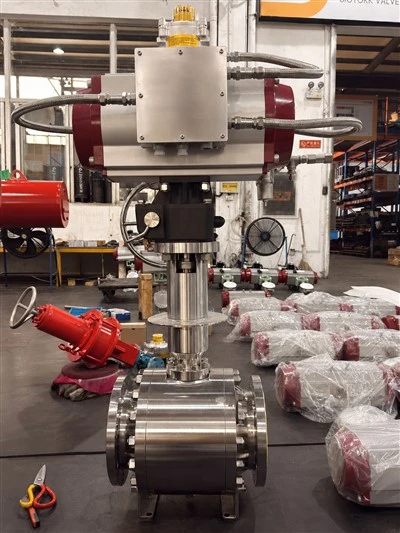 Pneumatic Actuator WithBall Valve
